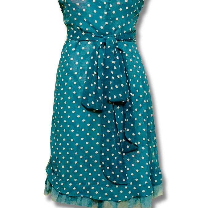 Annah Stretton Reversible Wrap Dress - Green - Image 2